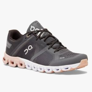 On Women's Cloudflow Running Shoes in Rock/Rose